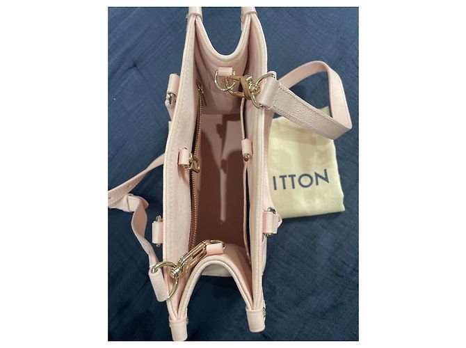 Onthego Louis Vuitton On the Go PM Borsa in pelle rosa - vista 6