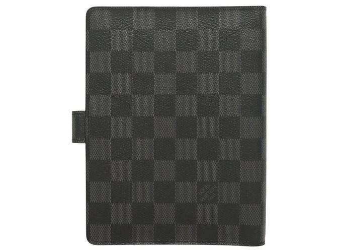 Cubierta de Agenda Louis Vuitton Damier Azur MM Negro - vista 2