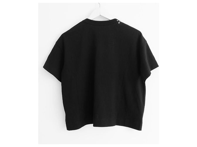 Camiseta Top Piercing Sacai Negro - vista 5