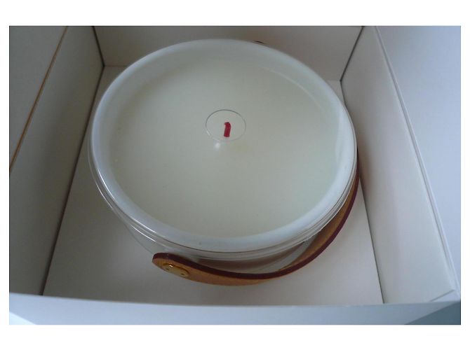 LOUIS VUITTON Vela perfumada de luxo nova O AR DO JARDIM 220 gramas ESGOTADO Branco - vista 5