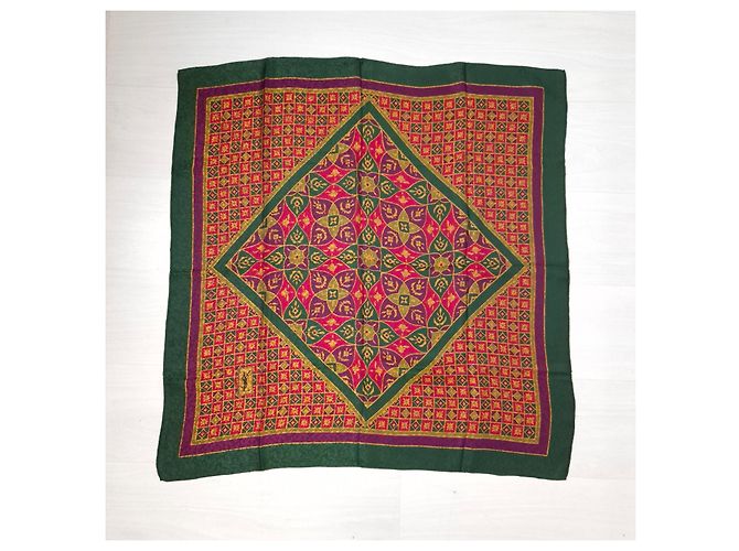 Yves Saint Laurent Boho YSL Vintage 80s Scarf Multiple colors - view 2