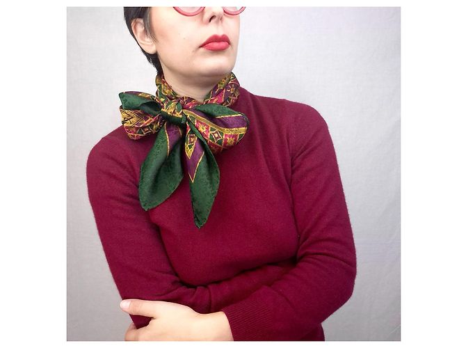 Yves Saint Laurent Boho YSL Vintage 80s Scarf Multiple colors - view 4
