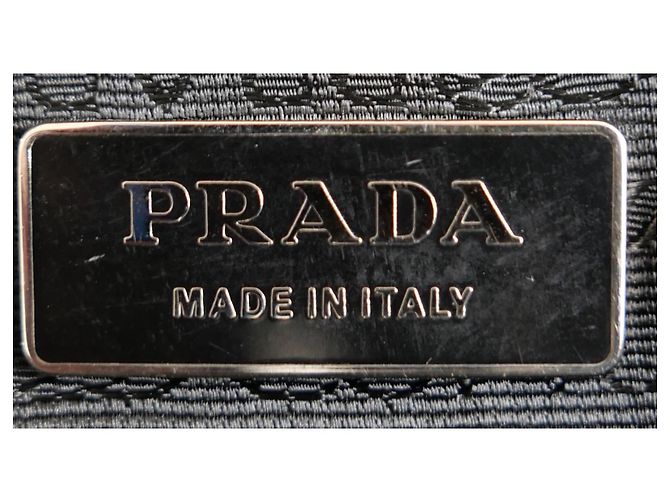 Borsa da medico in pelle nera con zip Prada Autunno 2000 Nero - vista 11
