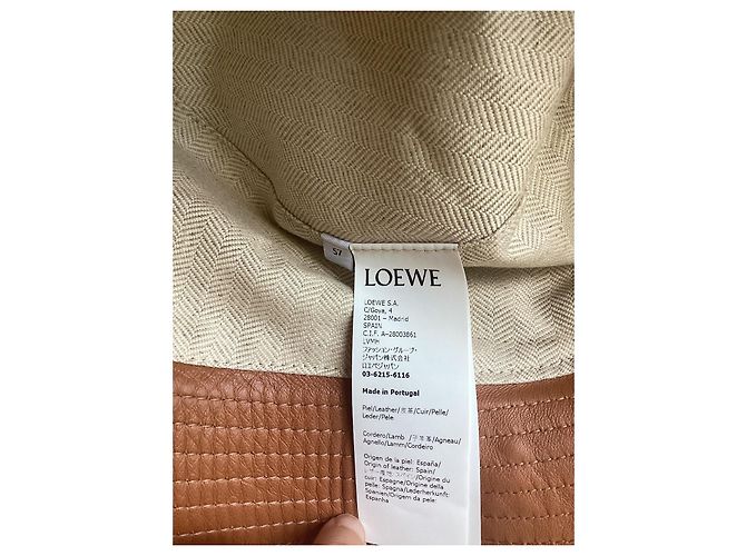 Loewe Hut aus Leder Camel Kamel - Ansicht 4
