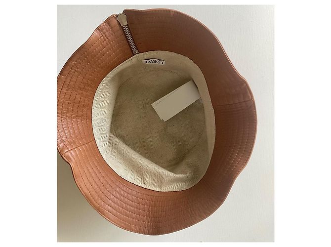 Loewe Hut aus Leder Camel Kamel - Ansicht 7