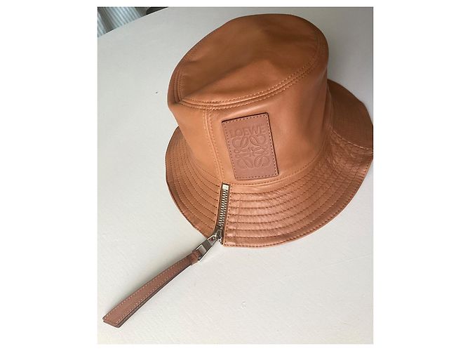 Loewe Hut aus Leder Camel Kamel - Ansicht 9