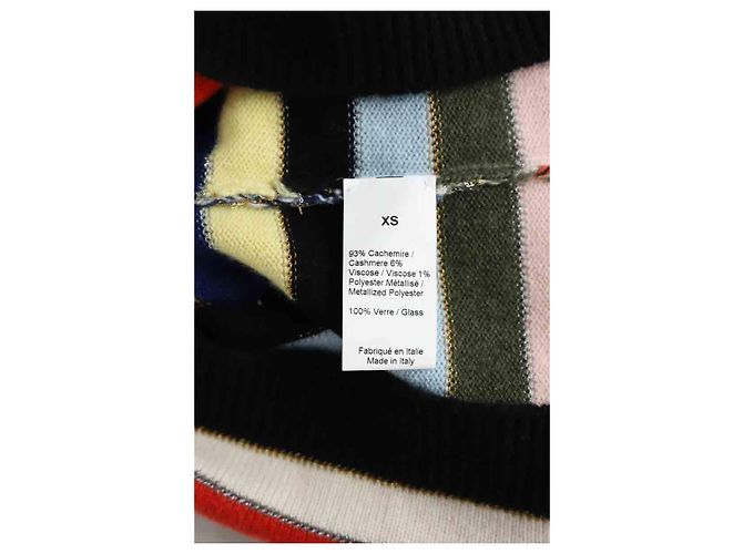 Sonia Rykiel Mehrfarbiger Kaschmirpullover Mehrfarben - Ansicht 6