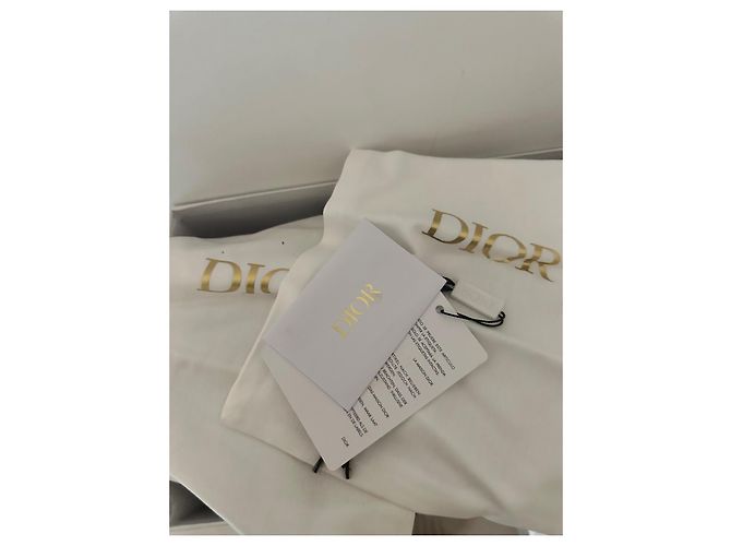 Mule Dior Dway Toile de Jouy blu — Numero 39 Bianco - vista 3