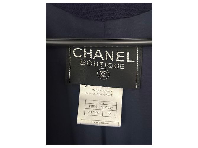 CHANEL BOUTIQUE abrigo de tweed – Colección Primavera 1997 – Talla 38 - vista 3