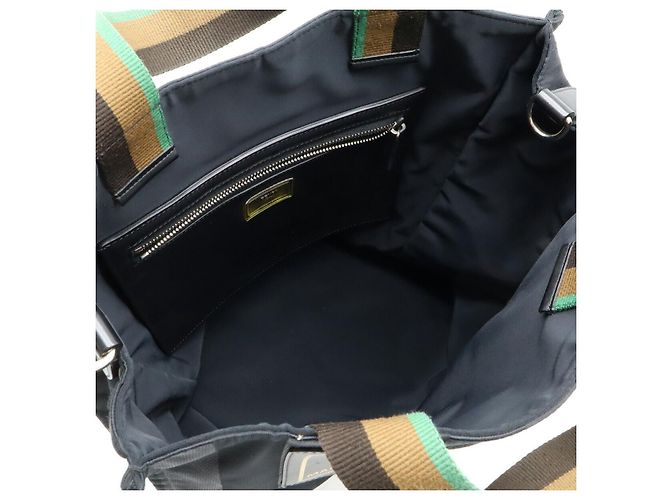 Fendi Pequin Nylon 2-Wege Tasche - Ansicht 6