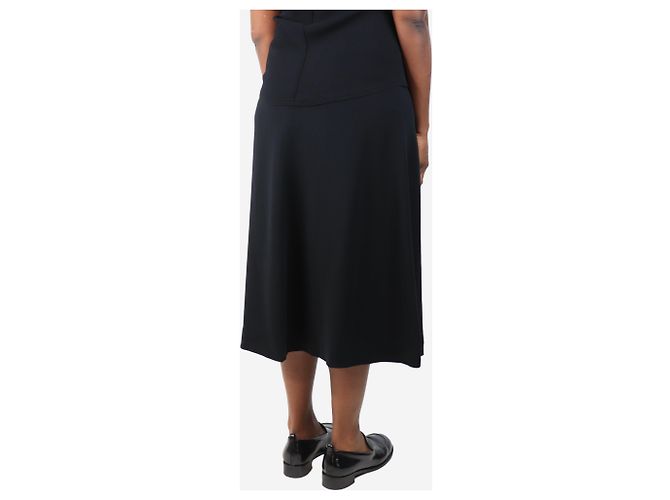 Marni Falda midi negra con paneles - talla UK 10 Negro - vista 3