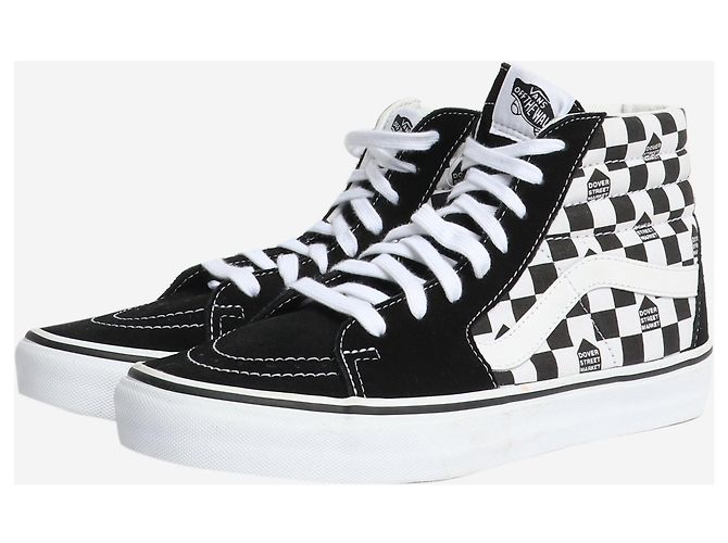 Vans Sneaker Sk8-Hi DSM a scacchi bianchi e neri - taglia EU 40,5 Nero - vista 2