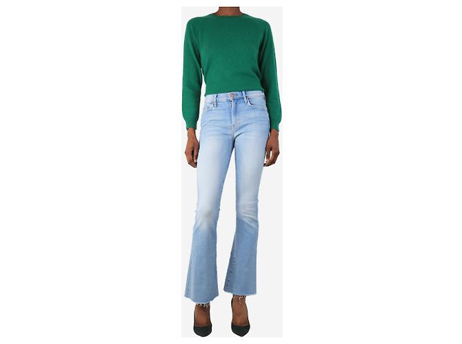 Mother Blaue Bootcut-Jeans - Größe UK 6 - Ansicht 2