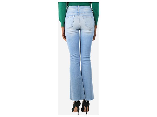 Mother Blaue Bootcut-Jeans - Größe UK 6 - Ansicht 3