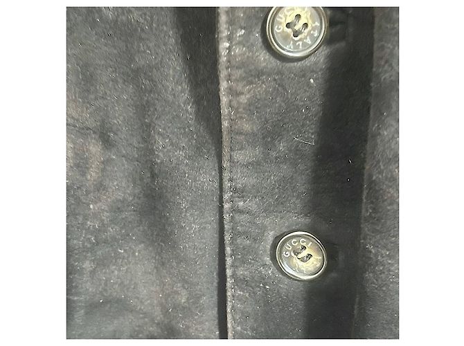 Gucci Horsebit Weste aus Leder und Seide braun - Ansicht 2