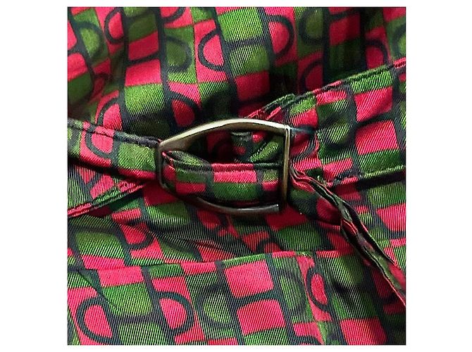 Gucci Horsebit Weste aus Leder und Seide braun - Ansicht 5