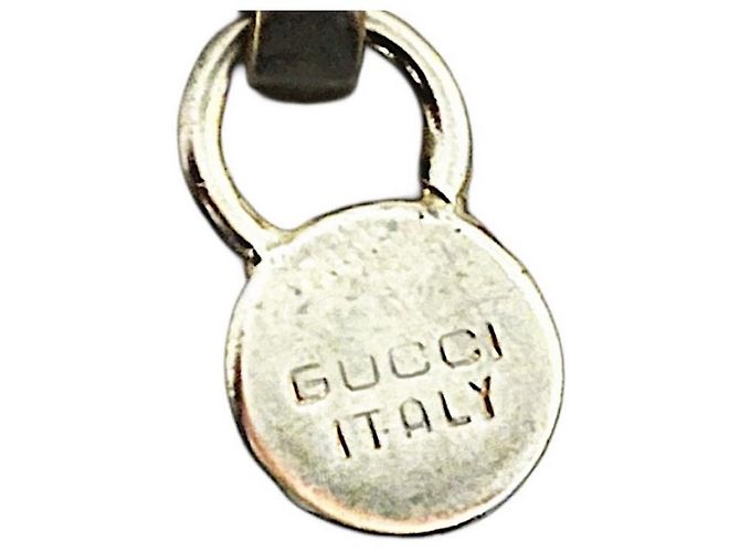 Gucci Hufeisen Medaillon Email Kettengürtel Silber Silber Hardware - Ansicht 9