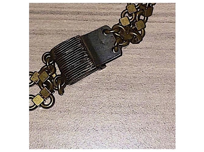 Collana lunga Louis Vuitton fiori in rame e ottone Bronzo - vista 8