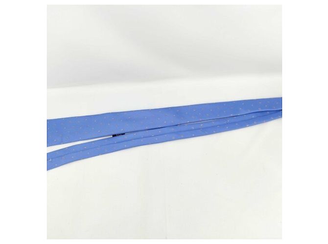 Cravatta in seta blu chiaro Louis Vuitton - vista 2