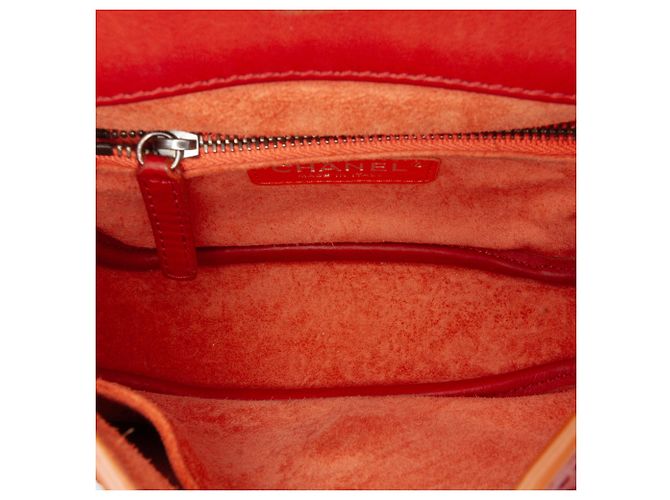 Chanel Rosso Parigi Dallas Pelle Di Capra Cucitura Selvaggia - vista 4