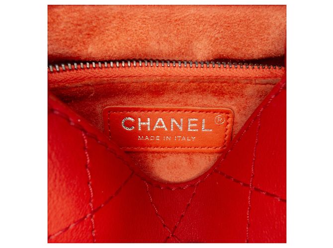 Chanel Rosso Parigi Dallas Pelle Di Capra Cucitura Selvaggia - vista 5