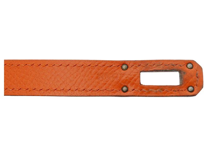 Cartera Longa Kelly Epsom Naranja Hermès - vista 10