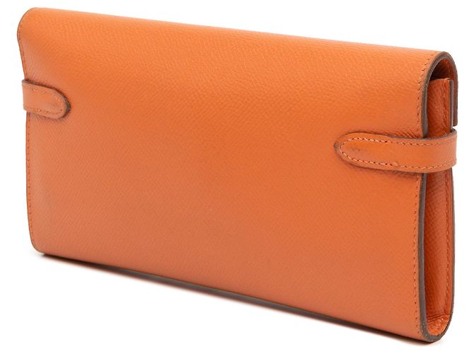 Cartera Longa Kelly Epsom Naranja Hermès - vista 2