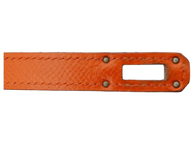 Cartera Longa Kelly Epsom Naranja Hermès - vista 9