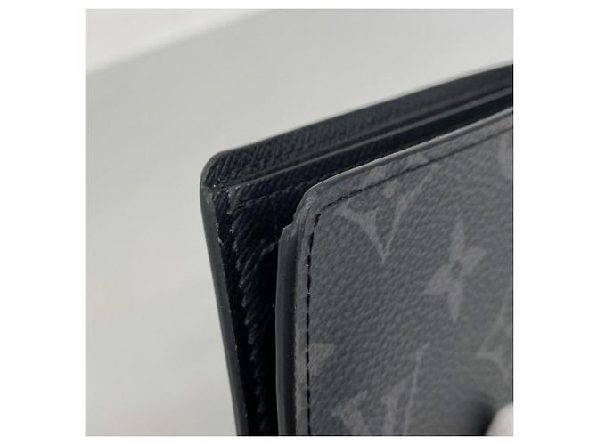 Slender Wallet Monogram Eclipse von Louis Vuitton Braun Schwarz - Ansicht 6