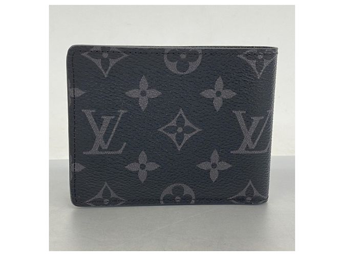 Slender Wallet Monogram Eclipse von Louis Vuitton Braun Schwarz - Ansicht 9