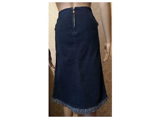 Falda vaquera azul Louis Vuitton 38 IT - vista 11