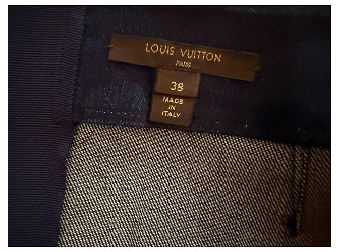 Falda vaquera azul Louis Vuitton 38 IT - vista 5