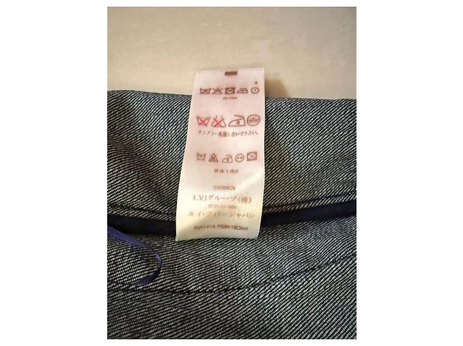 Falda vaquera azul Louis Vuitton 38 IT - vista 7