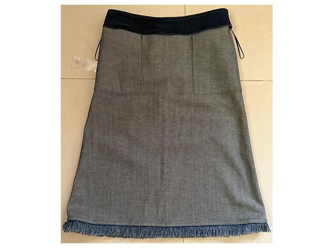 Falda vaquera azul Louis Vuitton 38 IT - vista 9