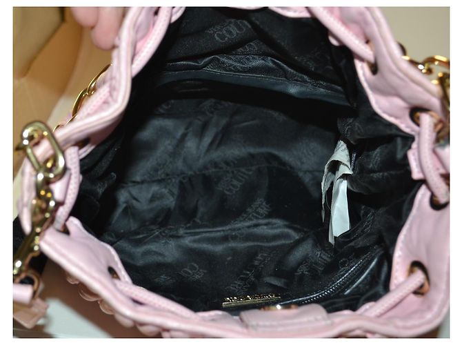 borsa a secchiello Versace Jeans Couture rosa in ecopelle - vista 8