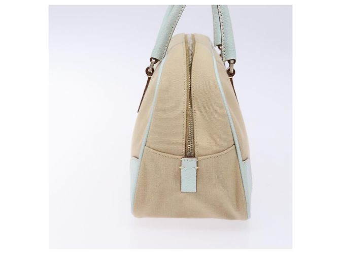 Borsa Bauletto Prada in tela con pelle Beige - vista 3