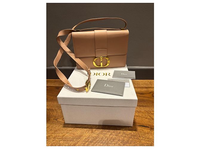 Borsa a mano Dior 30 Montaigne in pelle rosa - vista 9