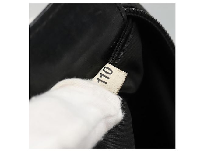 Borsa Messenger Piatta Prada Tessuto Media Nero - vista 7