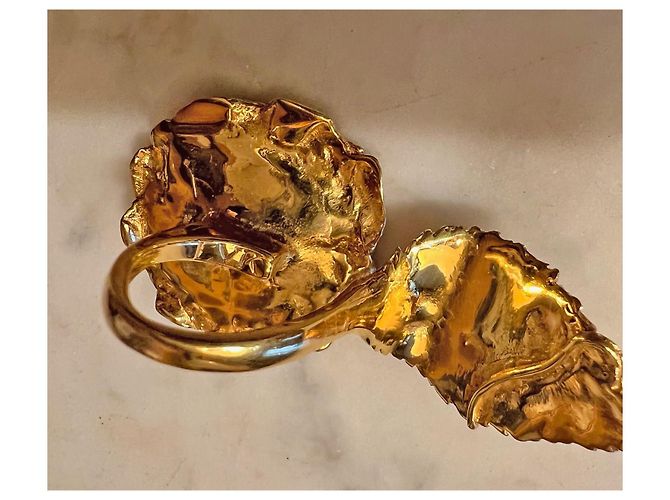 Autre Marque LeiVanKash LVK Verstellbarer Ring in Gold Größe 52 Golden - Ansicht 3