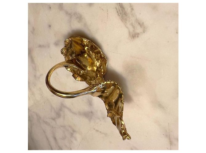 Autre Marque LeiVanKash LVK Verstellbarer Ring in Gold Größe 52 Golden - Ansicht 4