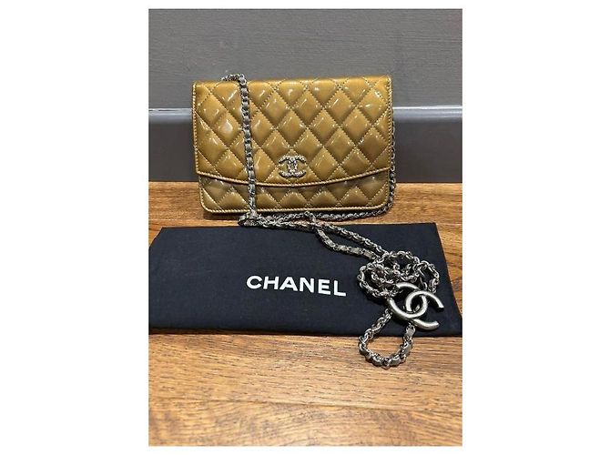 Wallet On Chain Portafoglio Chanel con catena D'oro - vista 13