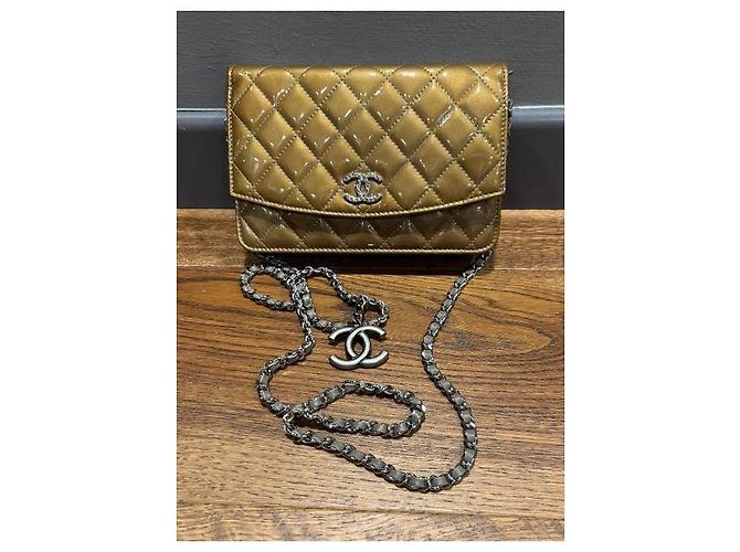 Wallet On Chain Portafoglio Chanel con catena D'oro - vista 2