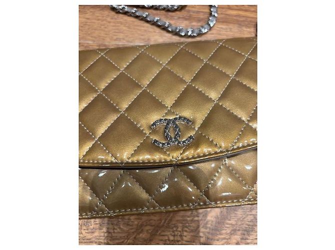 Wallet On Chain Portafoglio Chanel con catena D'oro - vista 8