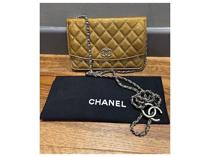 Wallet On Chain Portafoglio Chanel con catena D'oro - vista 9