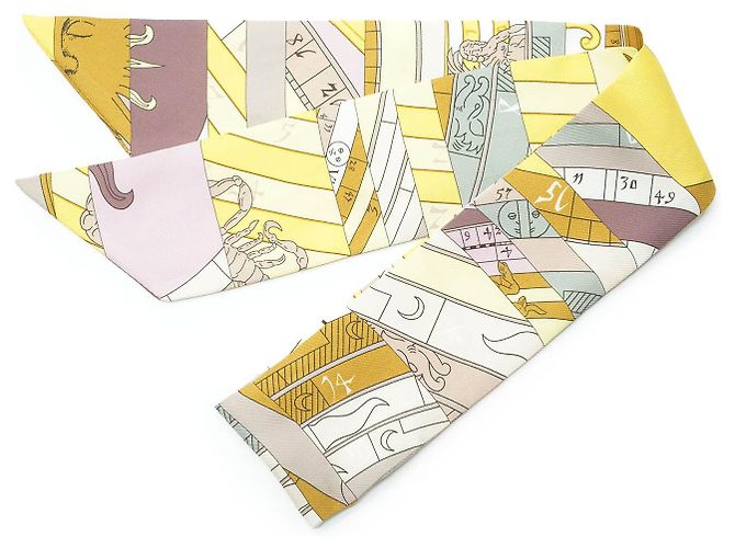 Hermès Astrologia Nova Seda Twilly Multicor - vista 2