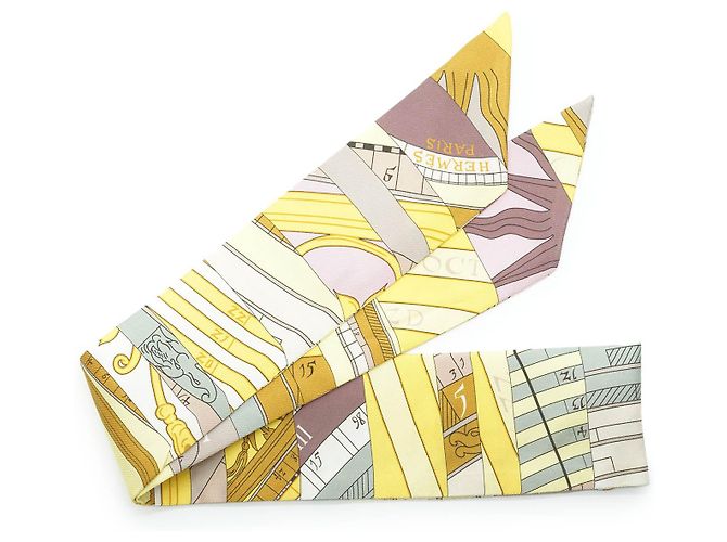 Hermès Astrologia Nova Seda Twilly Multicor - vista 3