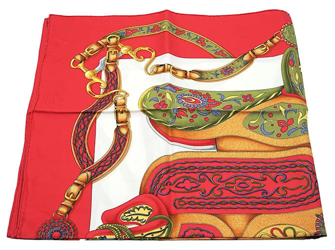 Hermès Carré in seta 90 multicolore - vista 2