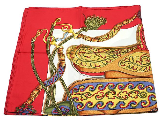 Hermès Carré in seta 90 multicolore - vista 4