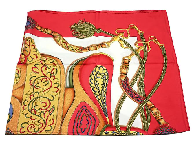 Hermès Carré in seta 90 multicolore - vista 5