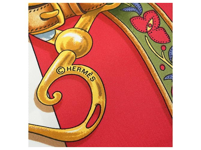 Hermès Carré in seta 90 multicolore - vista 6